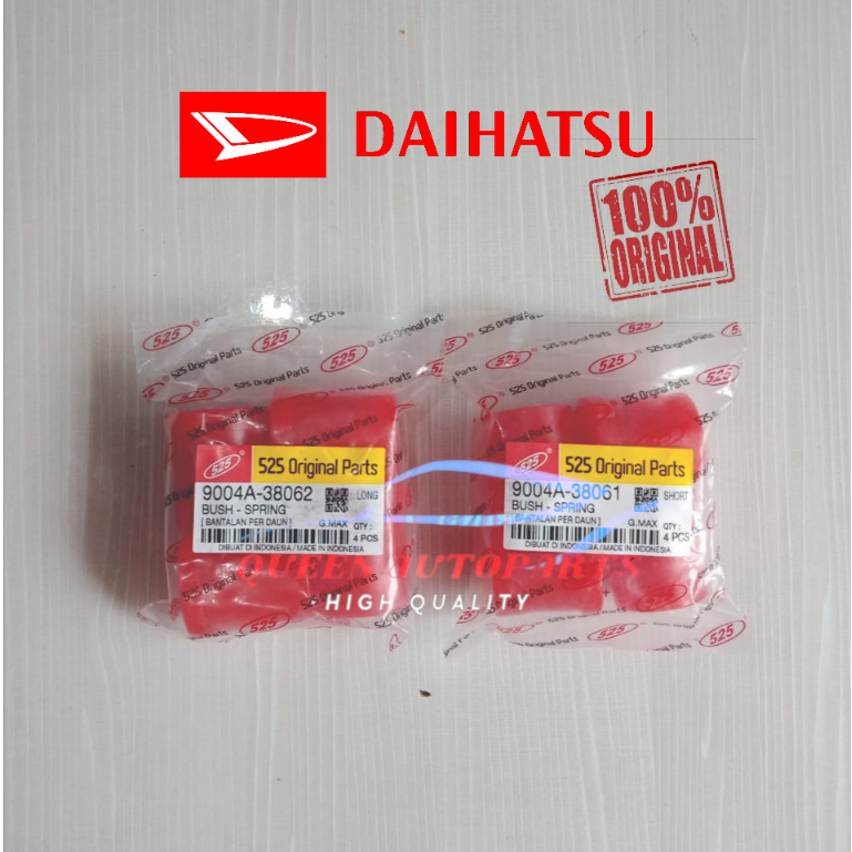 1 SET 8PC KARET BOS BUSHING PER DAUN BELAKANG ATAS BAWAH GRAN MAX 1.3 1.5 LUXIO