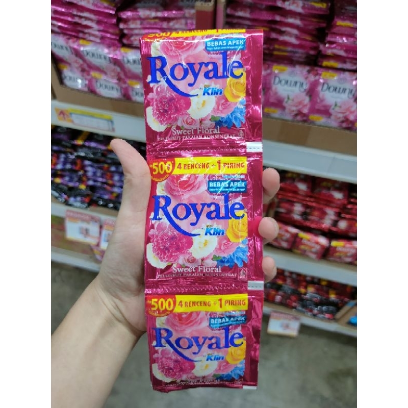 Royal Sweet Floral Pelembut Pakaian Sachet (1 Renceng)