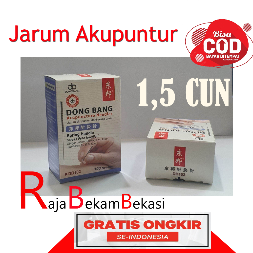 Jarum Akupuntur 1,5 Cun 0.25 x 40 / Akupuntur 1,5 Cun Dongbang