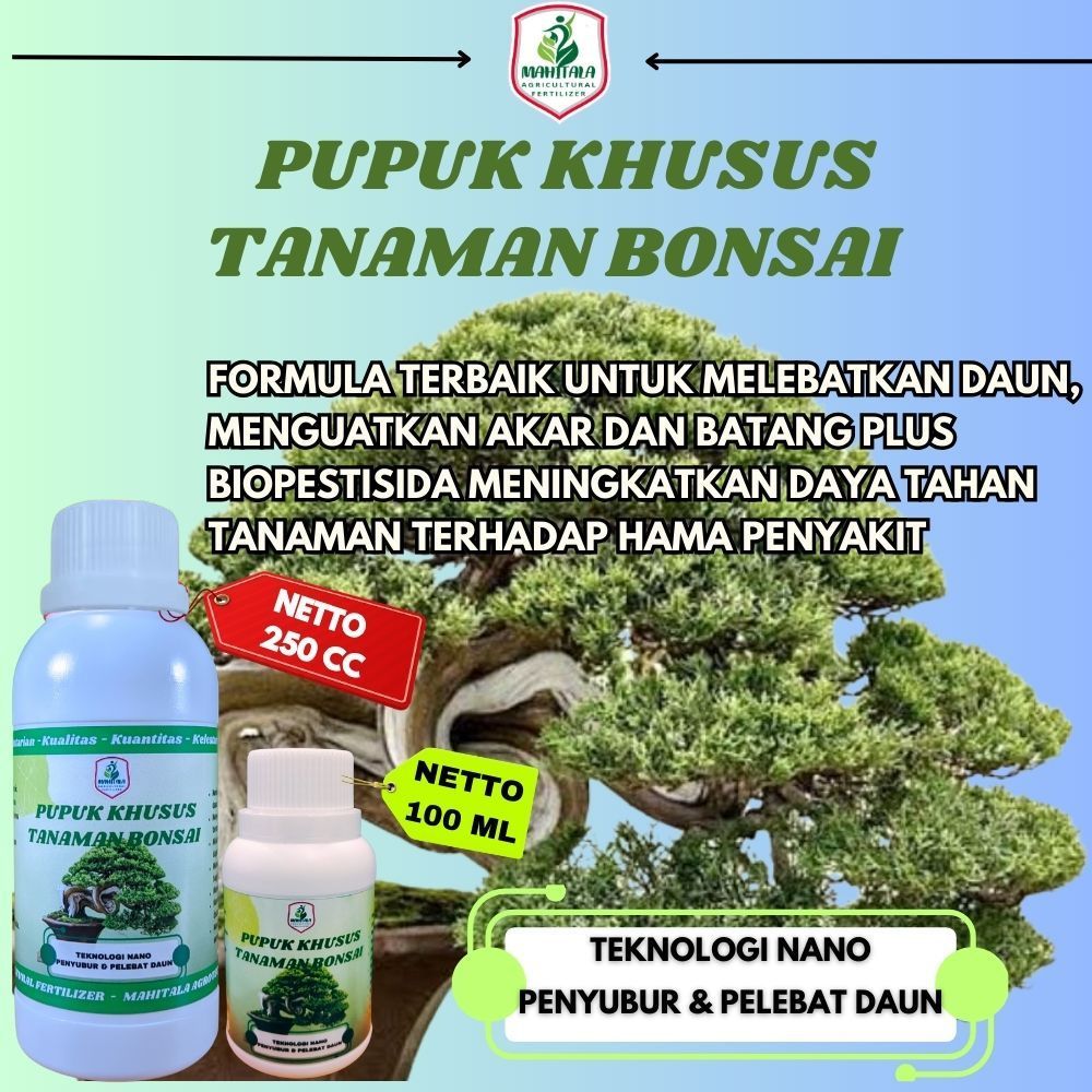 _Adudushop Pupuk Khusus Tanaman Bonsai Pupuk Bonsai Pemacu Perangsang Penyubur Dan Pelebat Daun Akar