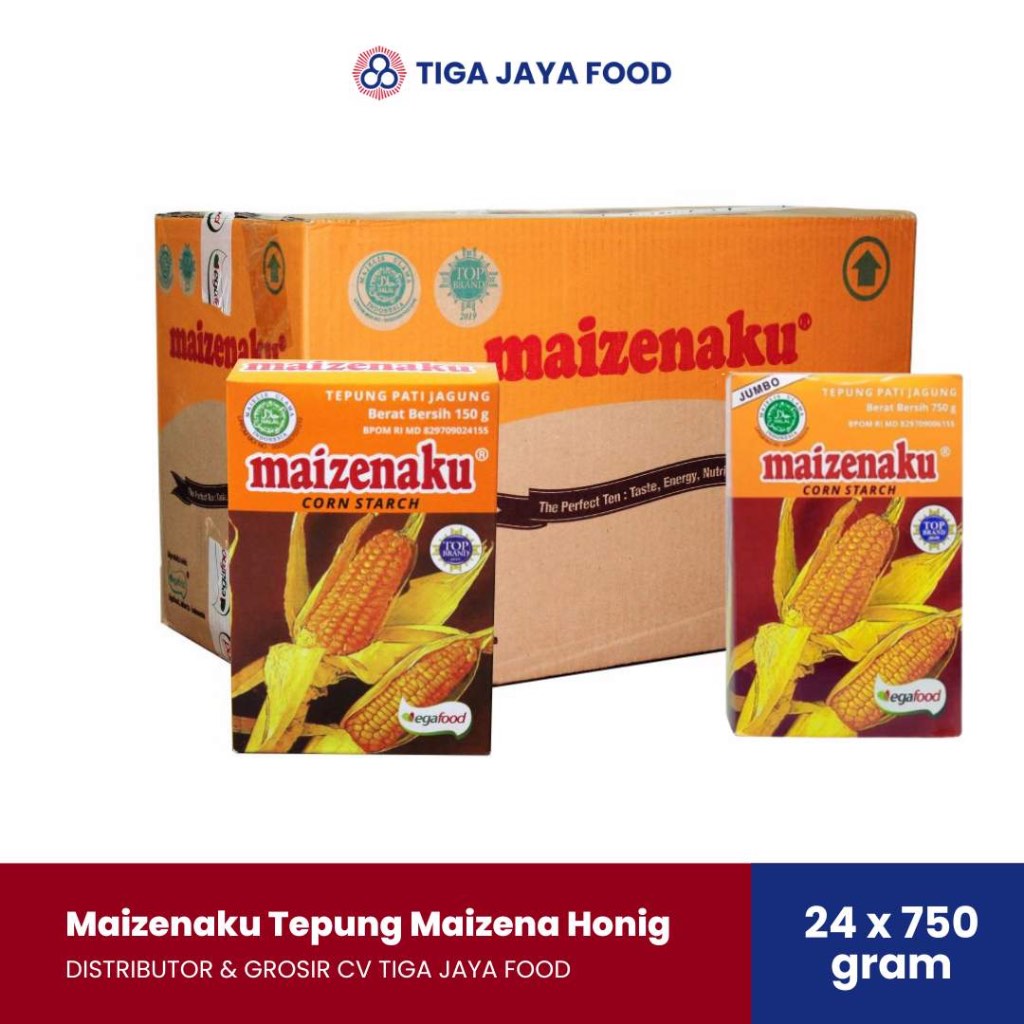 

Maizenaku Tepung Maizena Honig 24 x 750gr (ukuran dus - grosir)