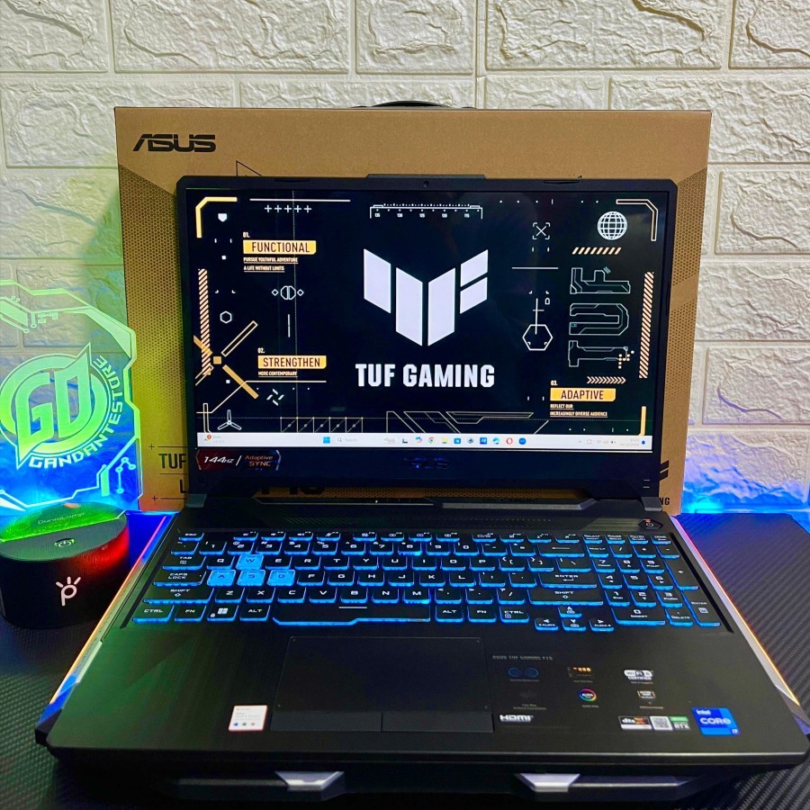 Asus TUF FX506HC RTX 3050 16 GB 512 GB SSD Gaming Desain 144 Hz IPS || F15 A15