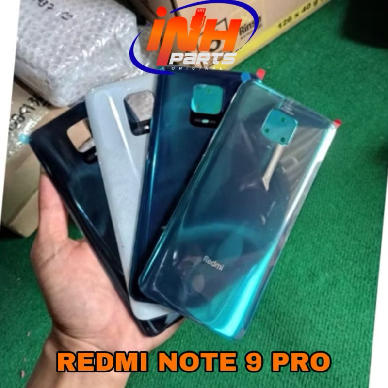 [INH PARTS] BACKDOOR CASING TUTUP BELAKANG XIAOMI REDMI NOTE 9 PRO ORIGINAL ASLI COPOTAN