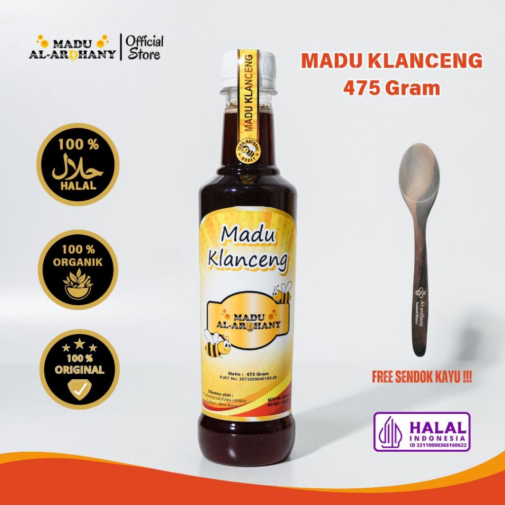 

AL- ARDHANY - Madu Klanceng 100% Murni ( Trigona ) Natural Raw Honey 475 Gram