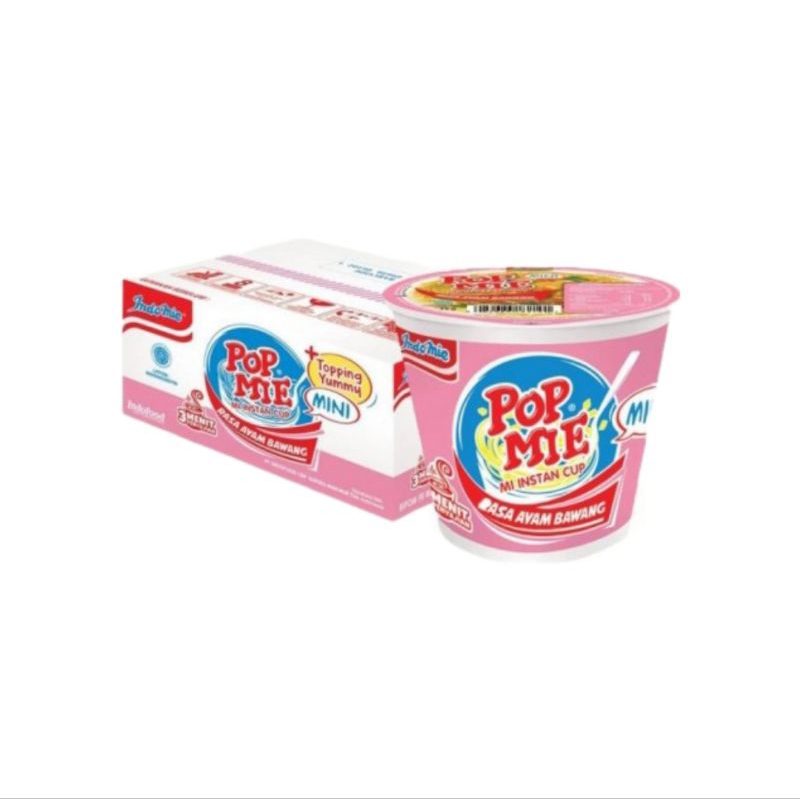 

Indomie Pop Mie Mini Mi Instan Cup (1 dus/24 cups)