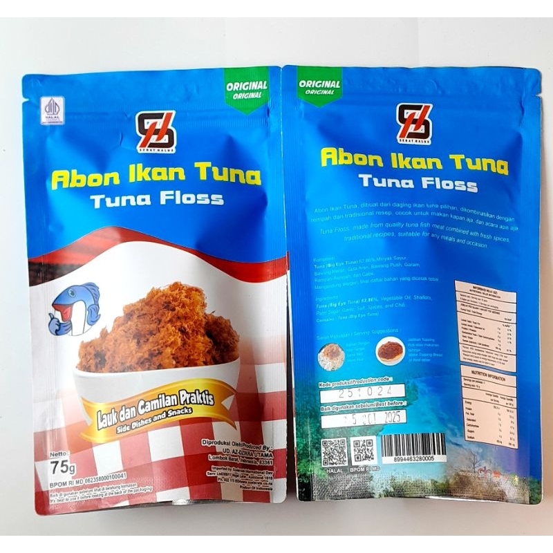 

Abon Ikan Tuna Original dengan Gula Aren Spesial tanpa MSG dengan Gula Aren Spesial