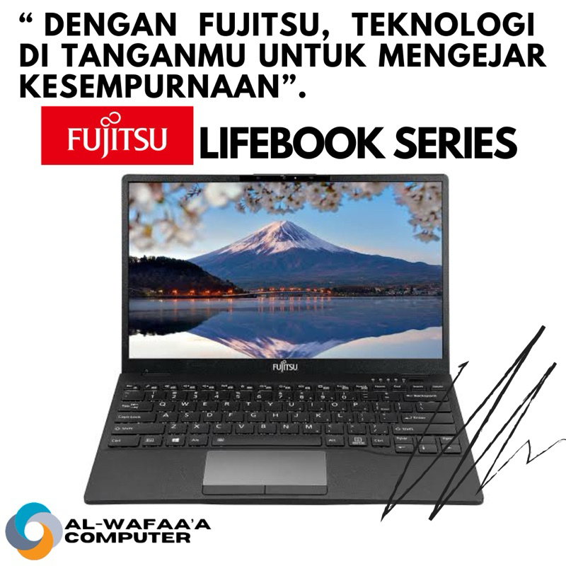 LAPTOP MURAH FUJITSU CORE I5/I3 BERGARANSI RAM 8GB - HDD 500GB