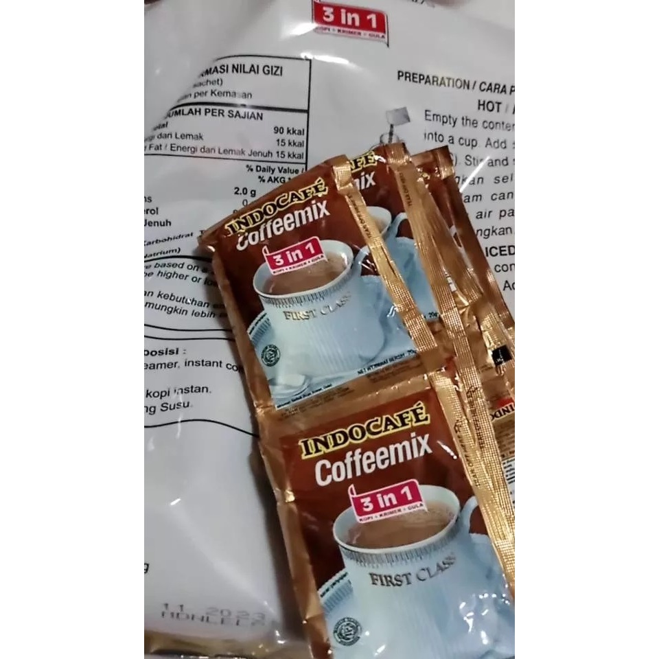 

Indocafe coffeemix 1 renceng