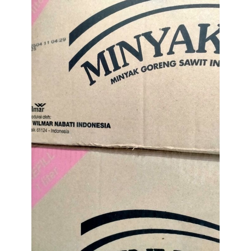 

Minyak goreng 1L (2 karton)