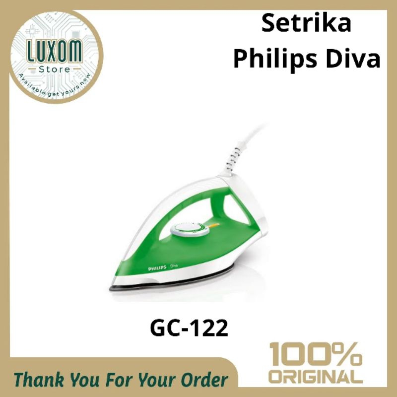 Philips Diva Setrika GC-122/Setrika philips Diva/setrika/baju/gosokan