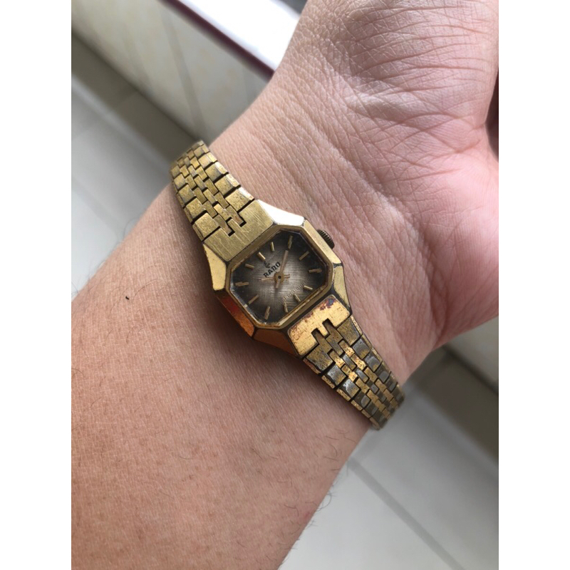 jam rado manual wind original swissmade wanita