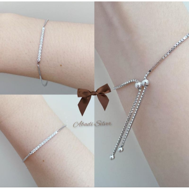 Gelang serut Italy listring(silver 925)