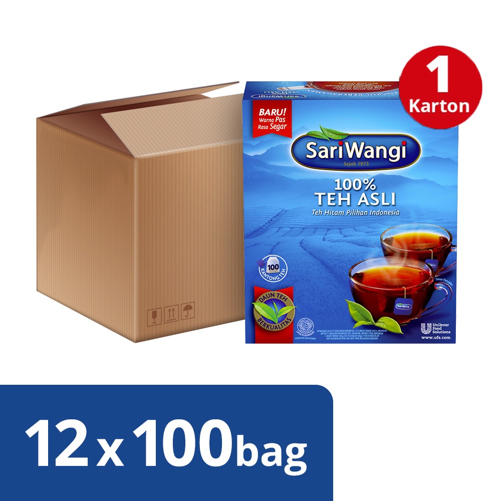 

Sariwangi Teh Celup Enveloped 100TB 1 Karton