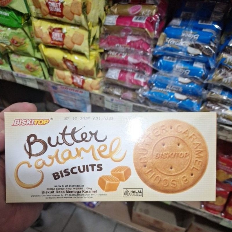 

Biskitop BUTTER CARAMEL biskuit 100gr box