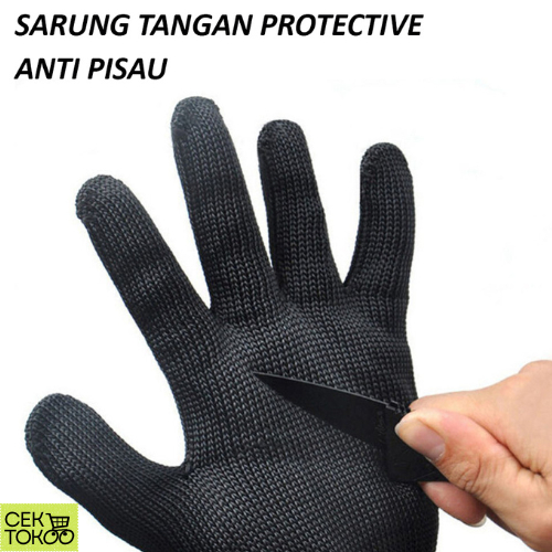 Sarung Tangan Anti Pisau / Sarung Tangan Protective Anti Bacok Pisau Cut Resistant