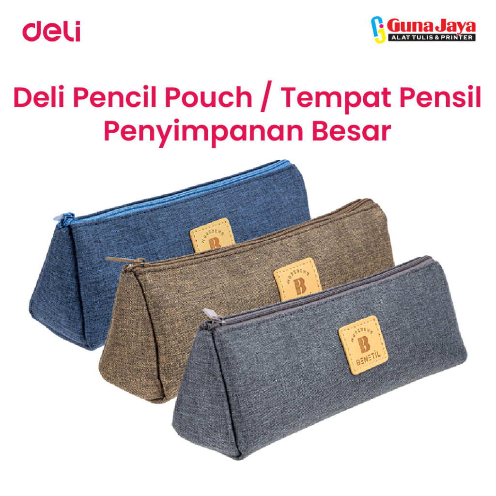 

DELI E67058 PENCIL POUCH - TEMPAT PENSIL