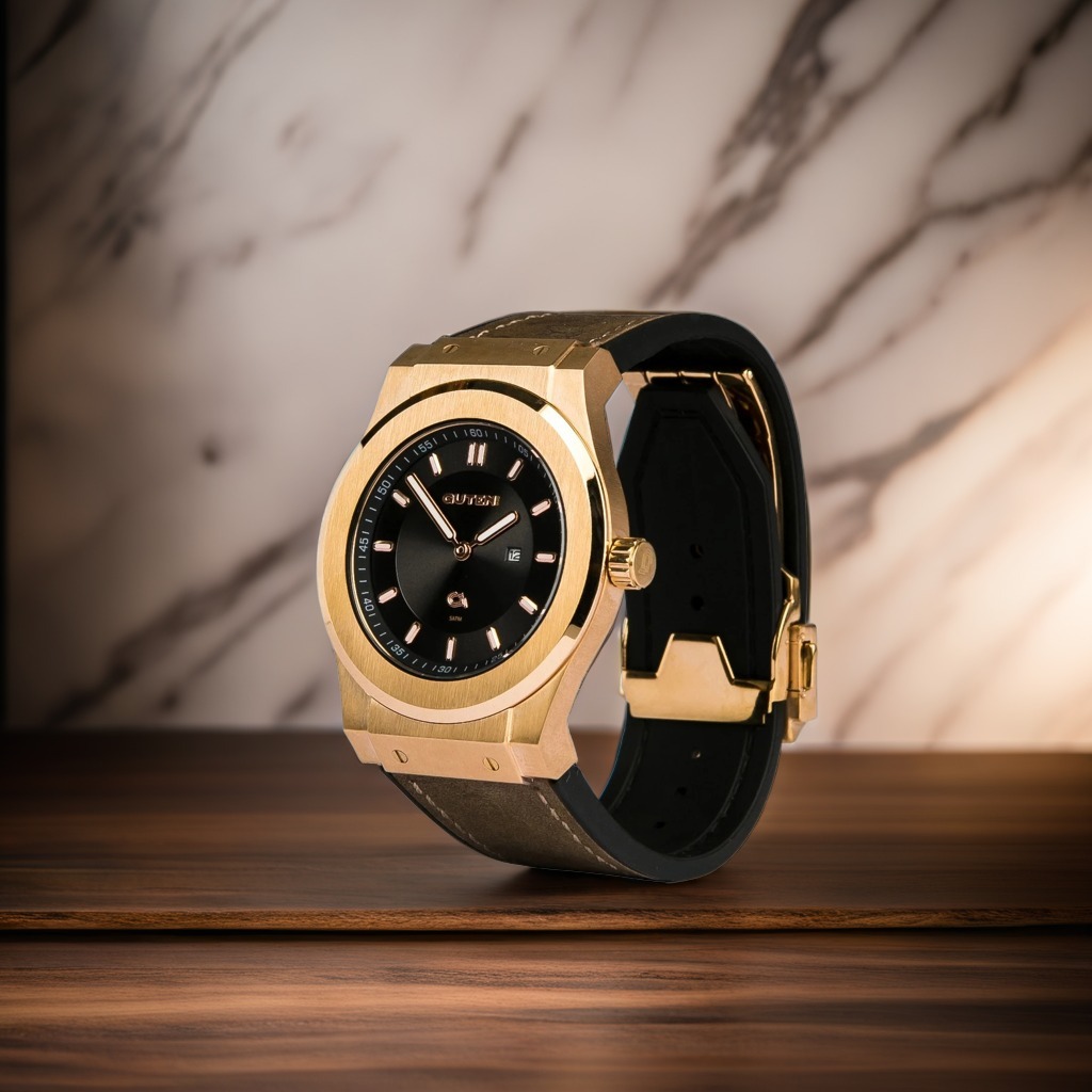 Guten Inc Walton Brown Watch Jam tangan Pria Kompilasi