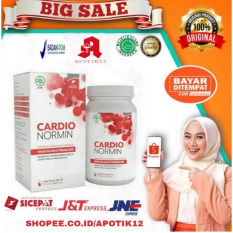 

Cardionormin Herbal Atasi Hipertensi Darah Tinggi Jantung Original Ori