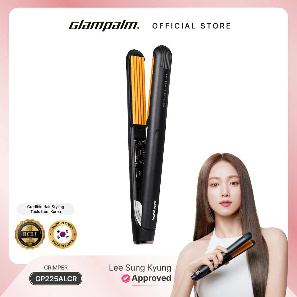 Glampalm Catokan Genteng Akar Rambut / Hair Crimper GP225ALCR