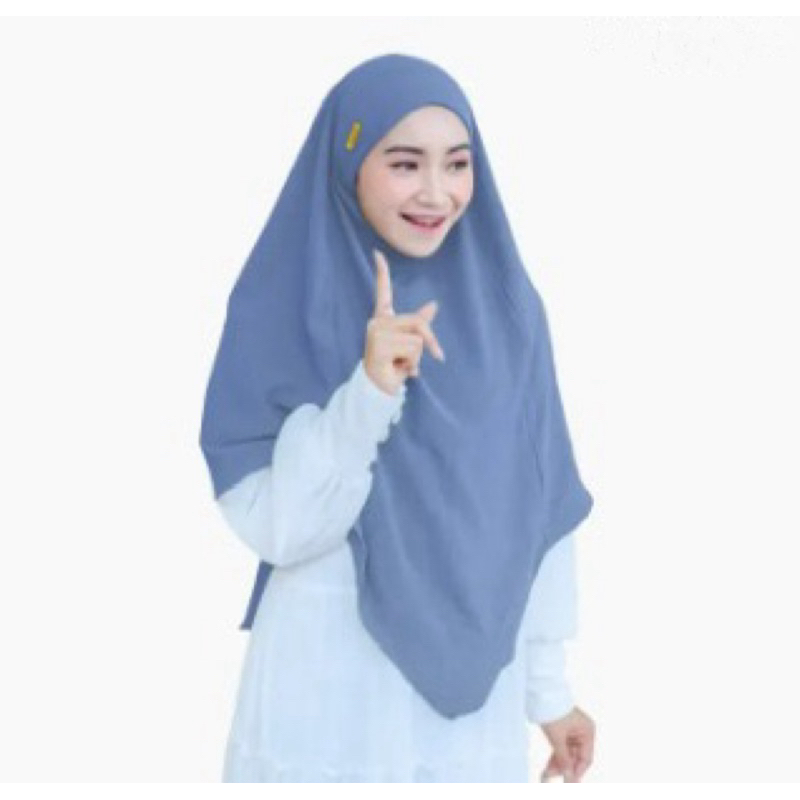 Khimar French Syari - Khimar Crinkle Airflow - Bergo Syari - Khimar Instan - Khimar Cadar - Jilbab C