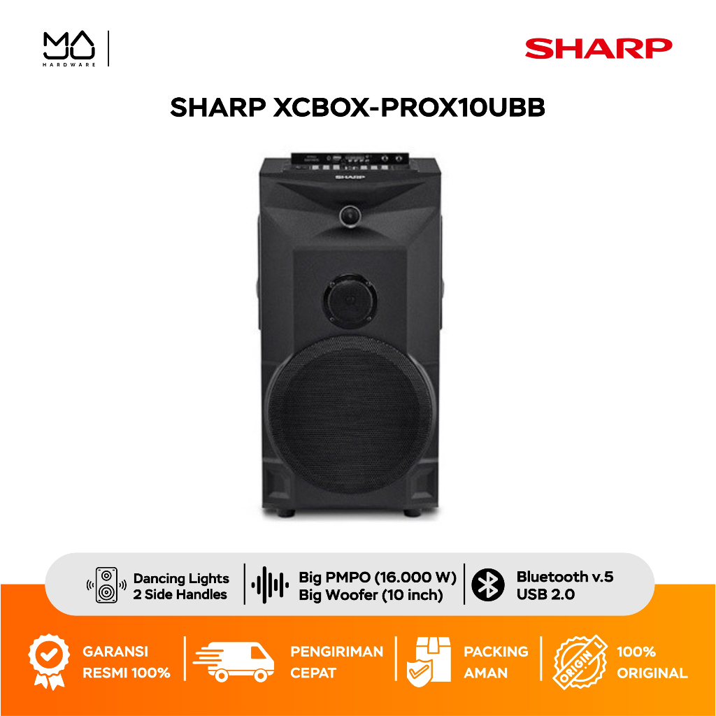 Sharp Speaker Active Pro-X CBOX-PROX10UBB - Garansi Resmi