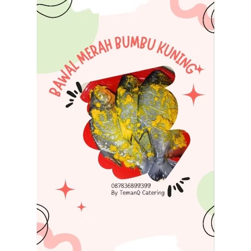 

Bawal Merah Bumbu Kuning 500gr