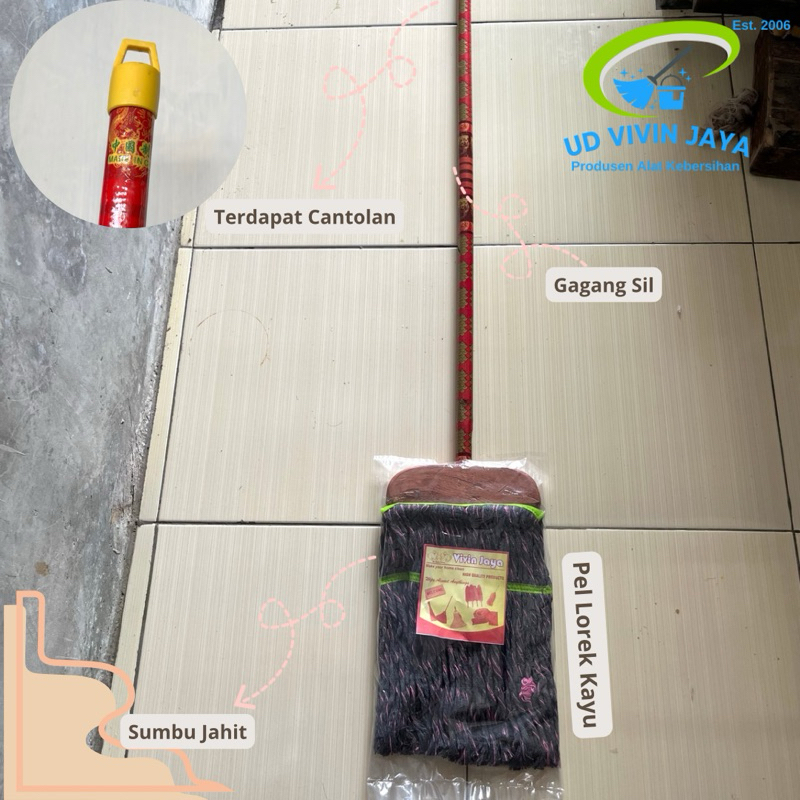 pel kayu pel lantai mop pel pembersih lantai pel gagang pel awet