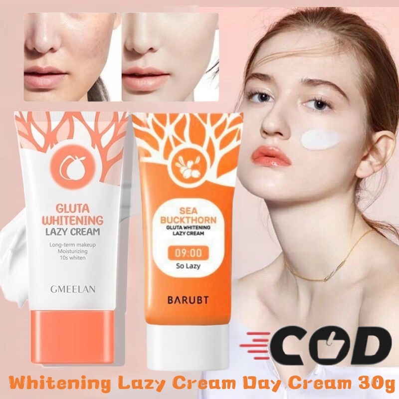 【COD ORI】Gmeelan Day Cream / GMEELAN Gluta Whitening Lazy Cream Pemutih Wajah Skincare / Krim Pemuti