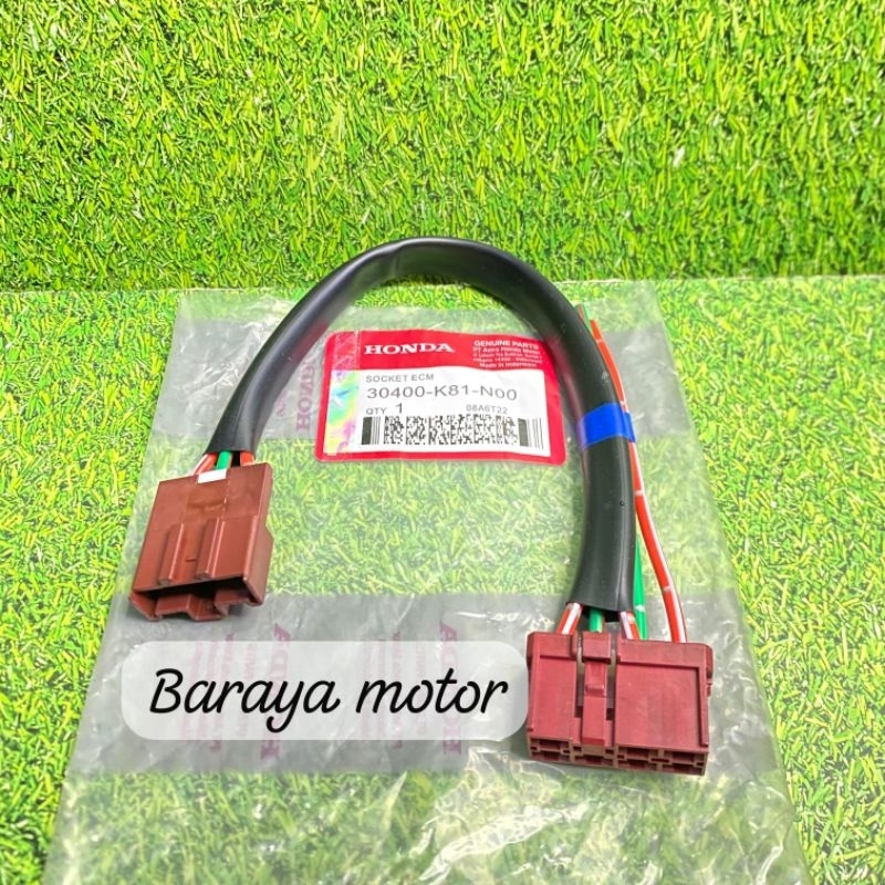 KABEL SOKET SOCKET ECM ECU BEAT FI ESP,VARIO 110 ESP,BEAT STREET, ESP SCOOPY ESP,BEAT POP K81/K44