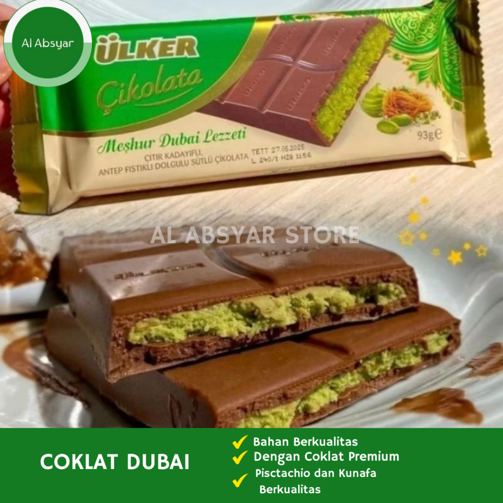 

COKLAT DUBAI ULKER TURKI VIRAL KUNAFE KUNAFA PISTACHIO CHOCOLATE COKELAT VIRAL!! Coklat Dubai / Dubai Chocolate Pistachio & Hazelnut Praline