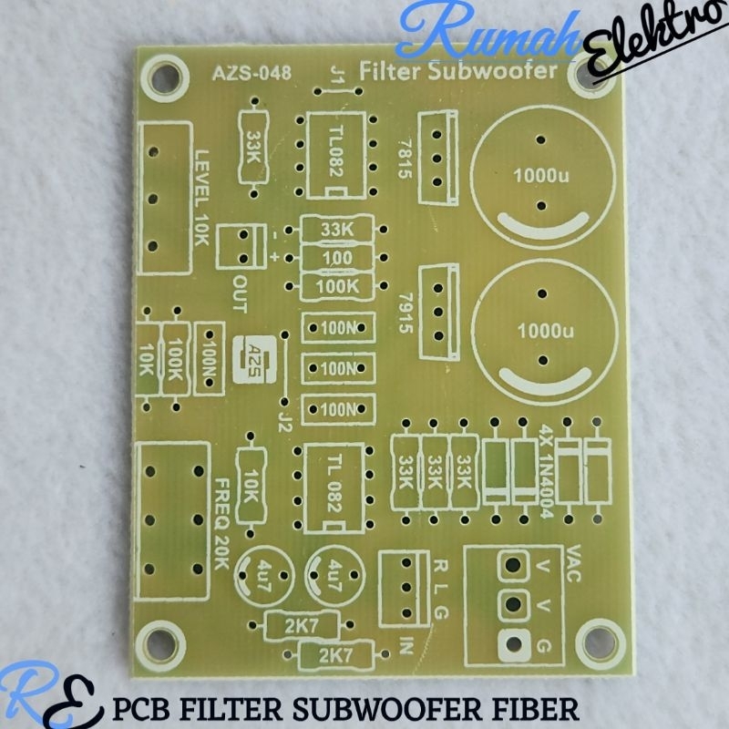 PCB FILTER SUBWOOFER FIBER