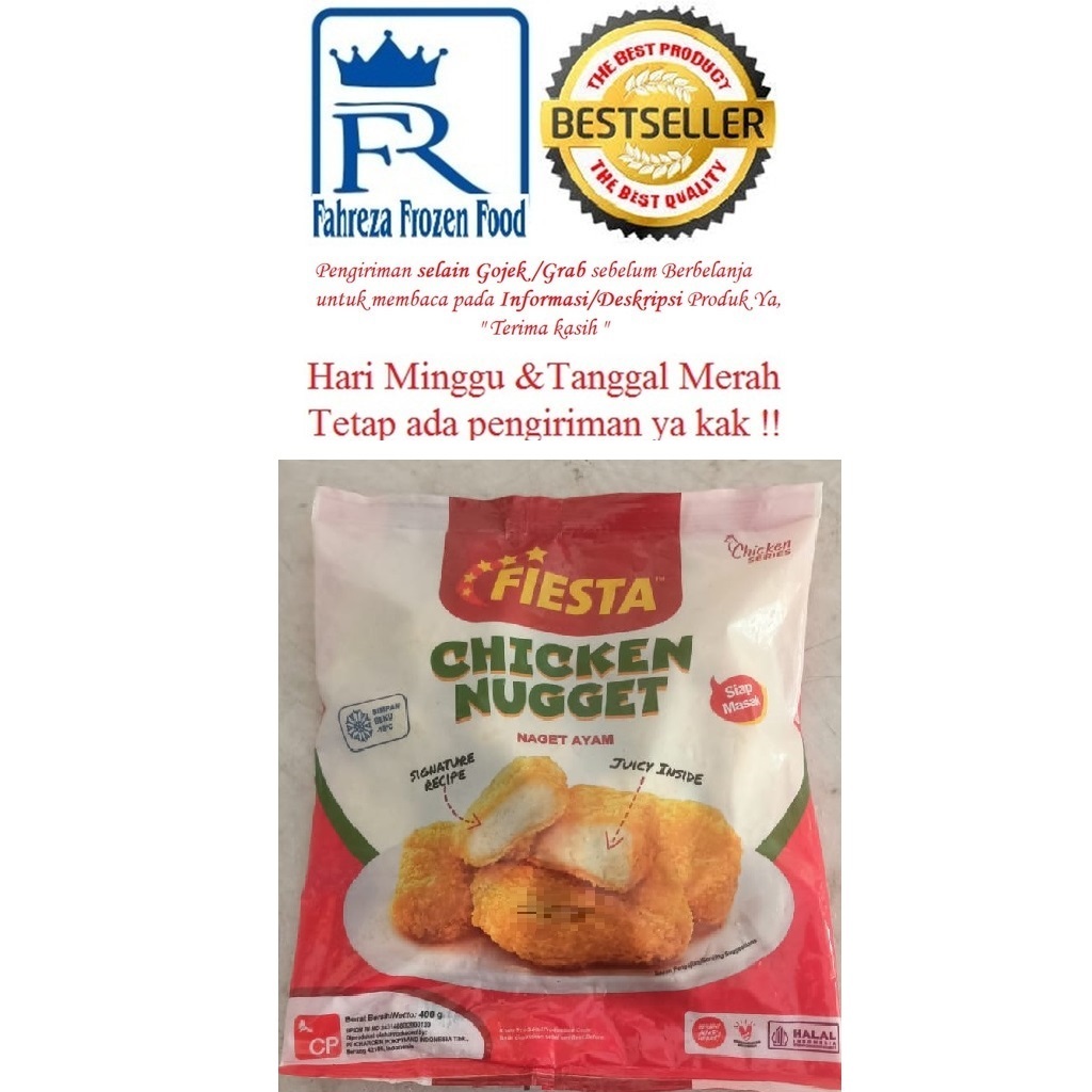 

Fiesta Chicken Nugget 400 Gram Harga Promo