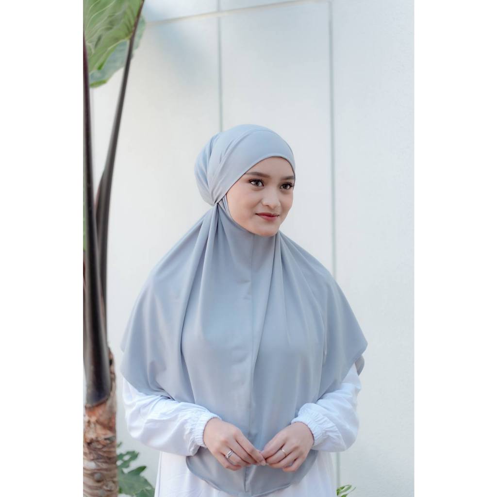 FRJB Hijab Bergo Tali Malays Jersey Premium