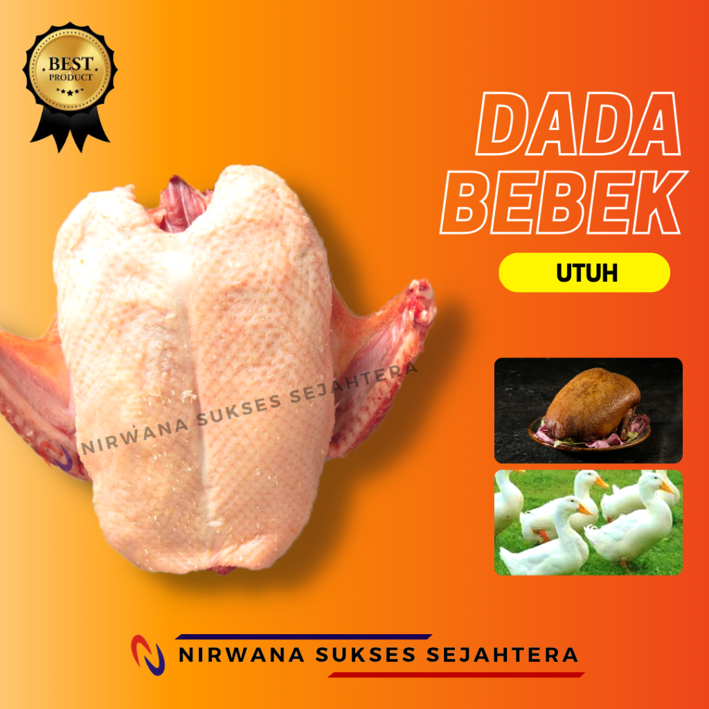 

DADA BEBEK PEKING UTUH / WHOLE PEKING DUCK BREAST
