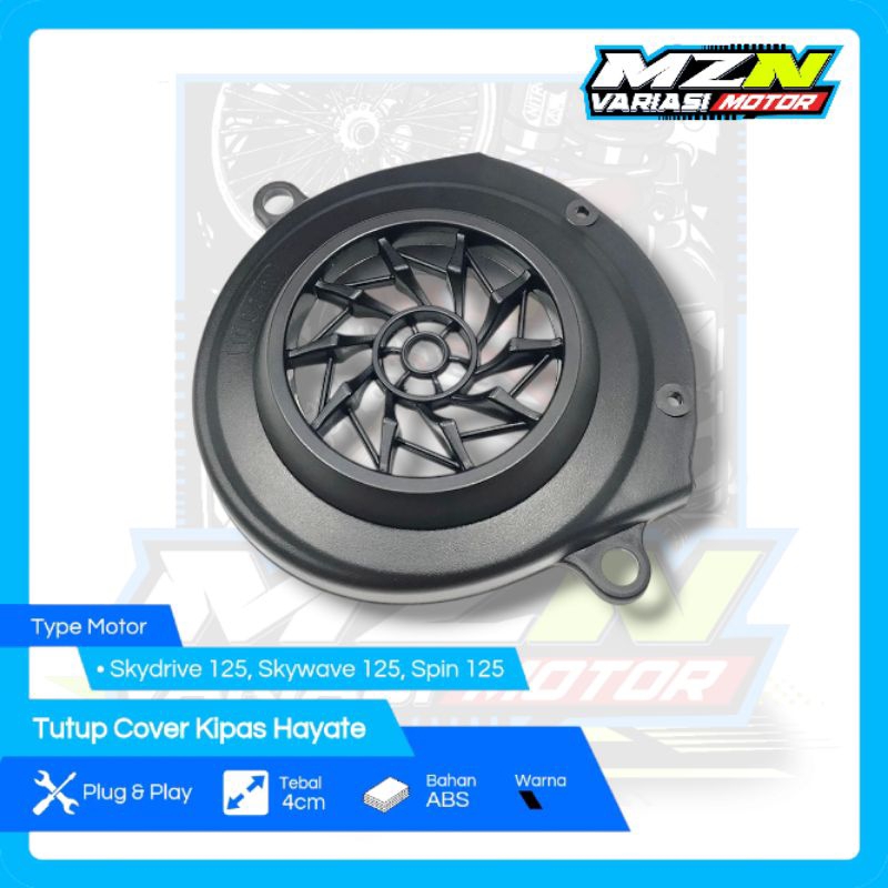 Tutup Kipas Spin 125 Cover Kipas Skywave Skydrive Hayate