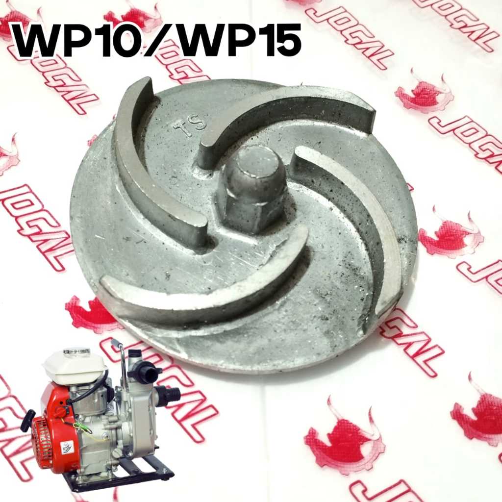 WP10 IMPELLER kipas baling baling pompa air alkon WP15 1 INCH 1,5 INCH INCI