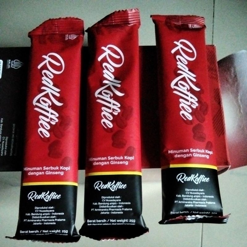 

Kopi merah/Redkoffiee/kopi ecer (KEMASAN BARU)