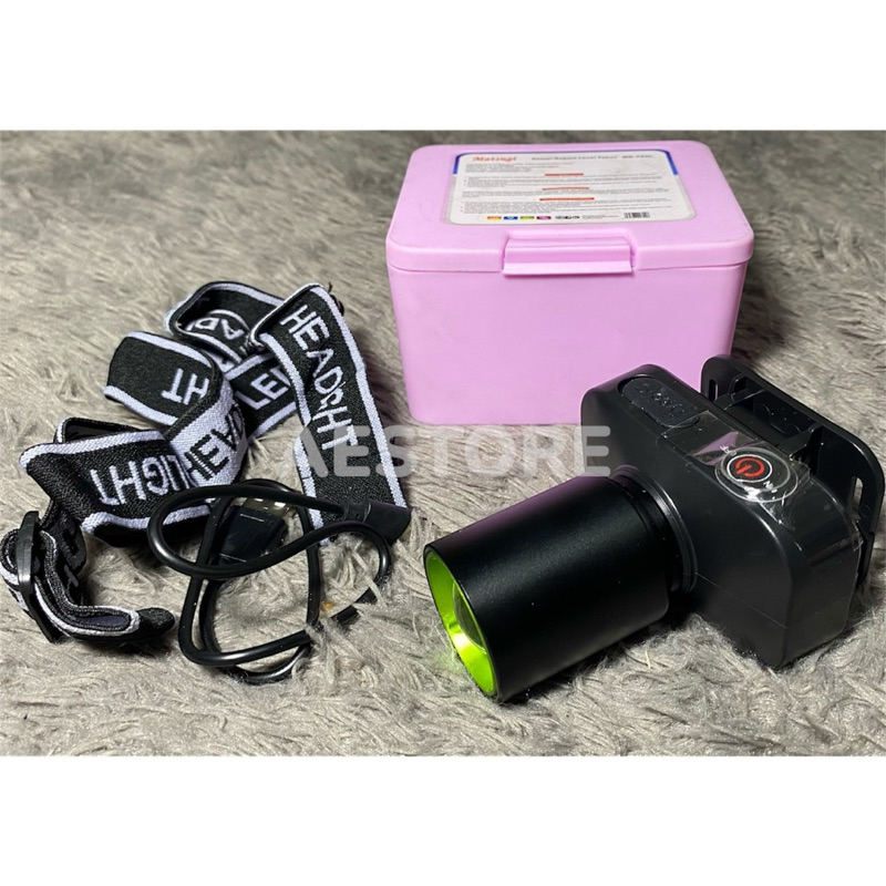 SENTER KEPALA CAS MATSUGI LED ZOOM 3 MODE CAHAYA I MATSUGI MG700L 50W PUTIH & KUNING