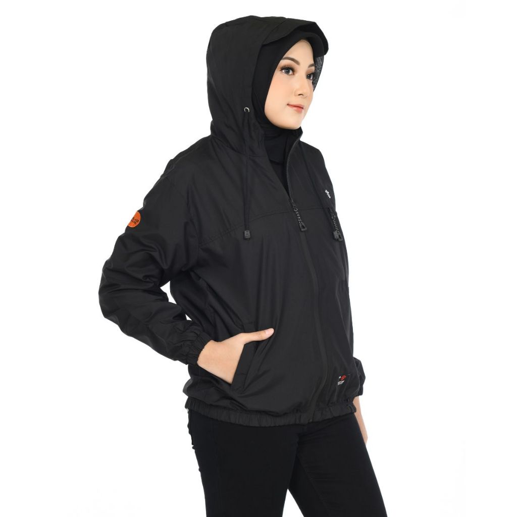 KUALITAS SUPER Jaket Parasut Pria Dan Wanita Waterproof Hoodie Jumbo Outdoor Distro Keren Murah