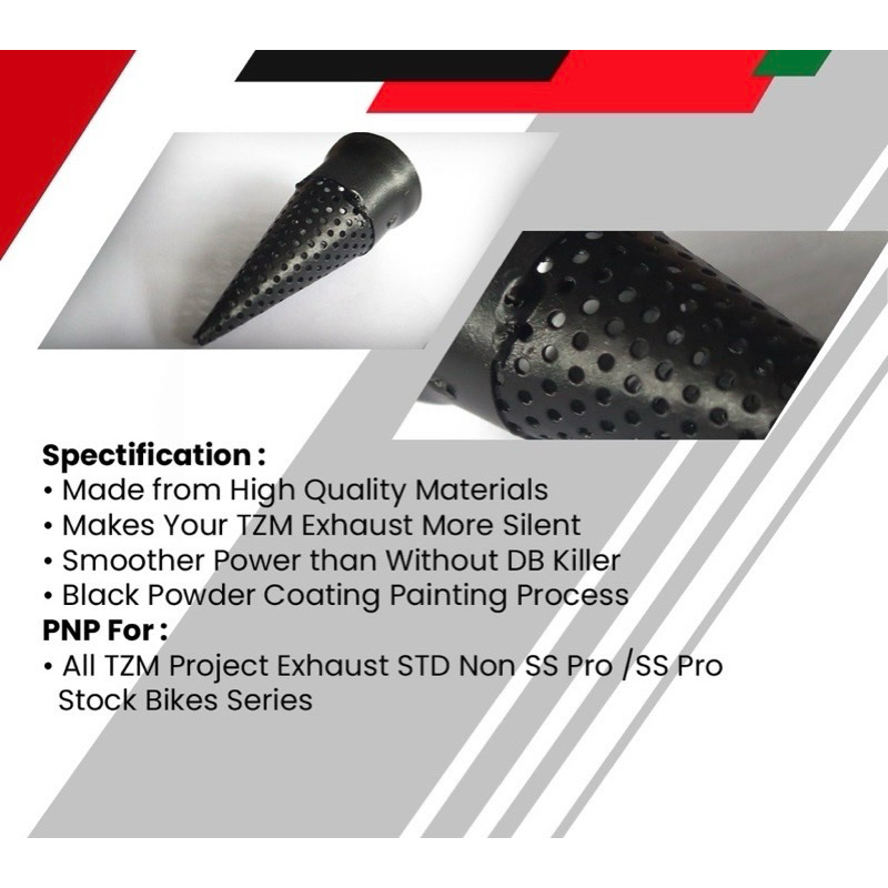 NEW DB KILLER KHUSUS KNALPOT INLET 35MM SS PROJECT TZM WRC