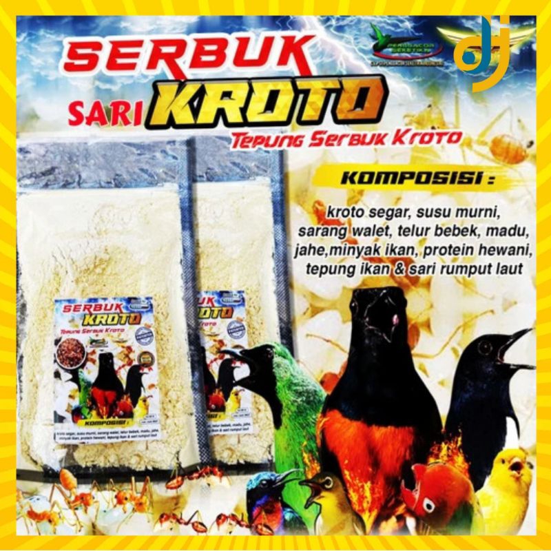 SARI KROTO SERBUK KROTO BURUNG GACOR BERTENAGA