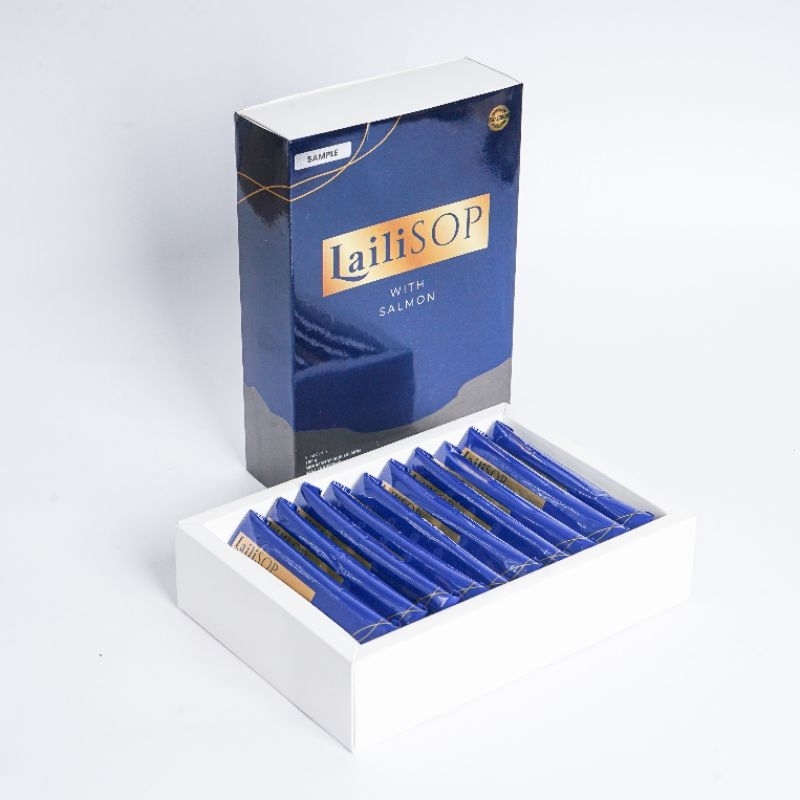 Laili SOP 100 Box PAKET AGEN Suplemen Kesehatan dan Kecantikan Salmon Ovary Peptide Pertama di Indon