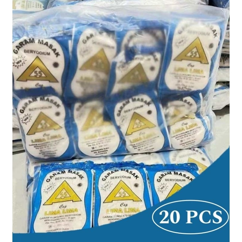 

Garam masak beryodium 100gram murah isi 20 Bungkus