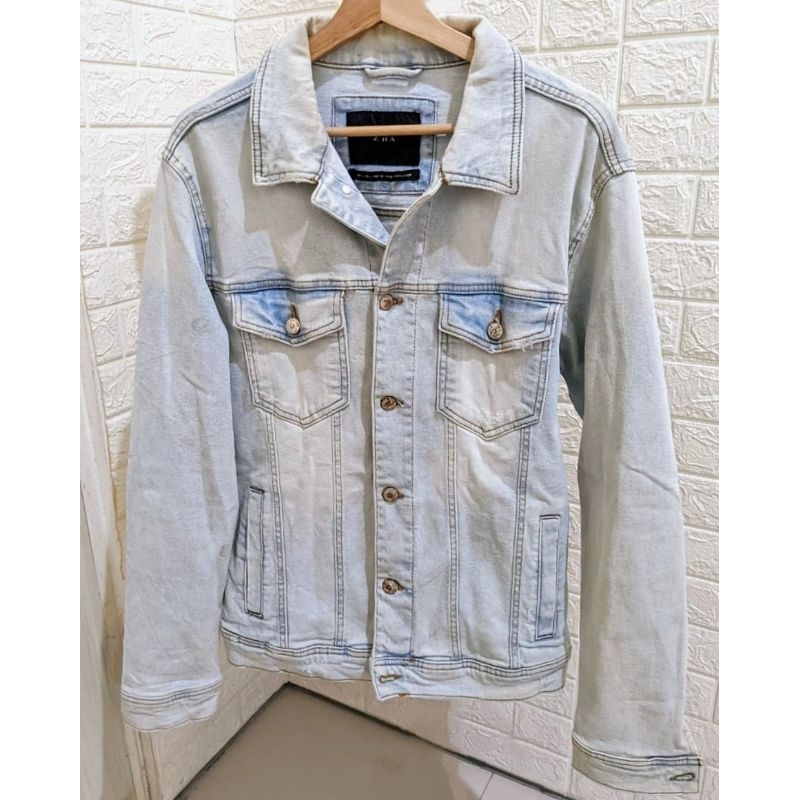 Jacket jeans Denim ZARA MAN Preloved