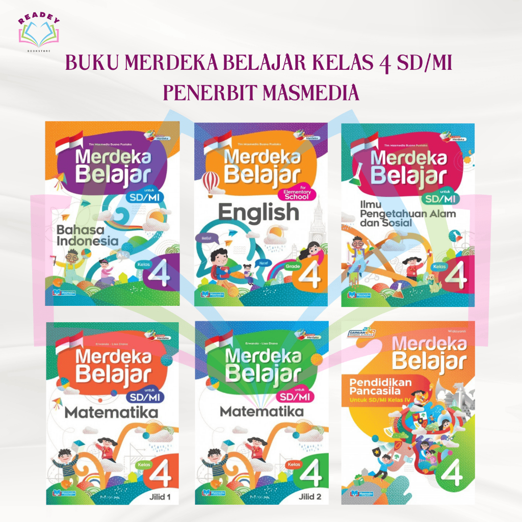 Buku Merdeka Belajar Kelas 4 SD/MI Penerbit Masmedia