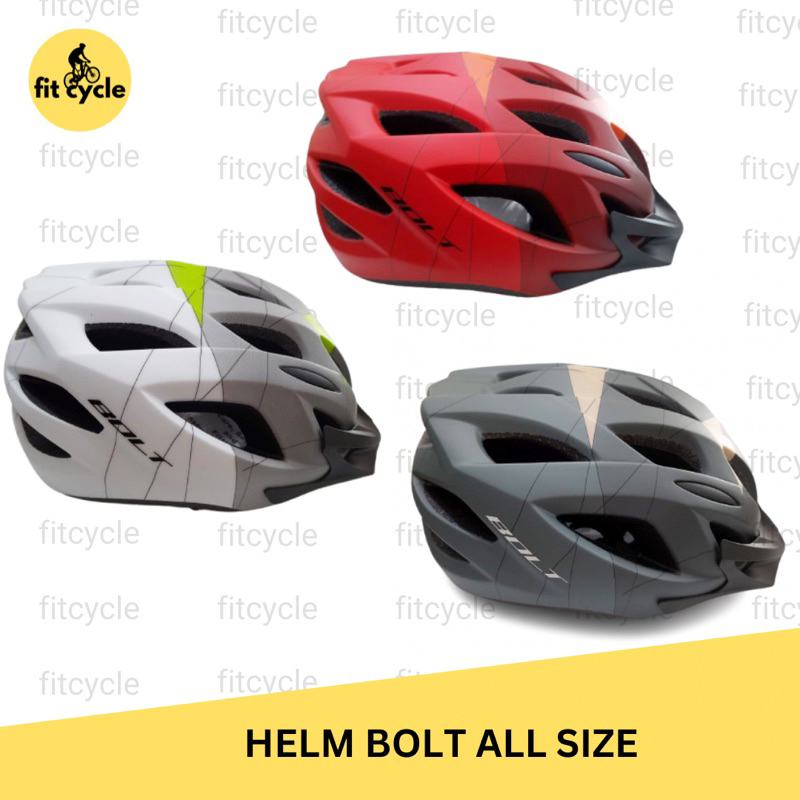 Helm sepeda Bolt all size universal bike helmet