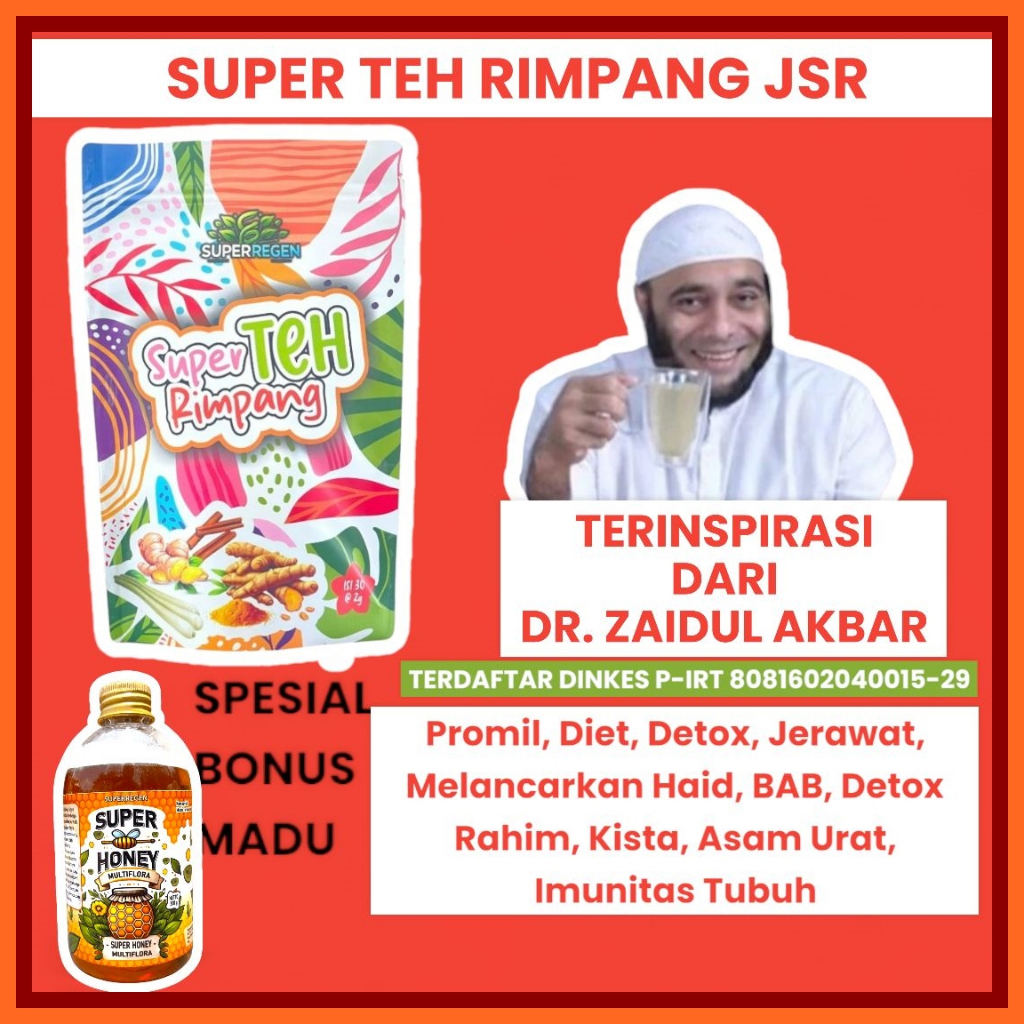 

TEH DIET DETOX Super teh rimpang Tea Drink Suplemen Diet Pelangsing Herbal Alami Penurun Berat Badan | Teh Pengurus Badan | Teh Rimpang BPOM ala JSR Teh Celup Rempah Teh Diet Detox Pelangsing Herbal Imunitas | teh Super teh rimpang