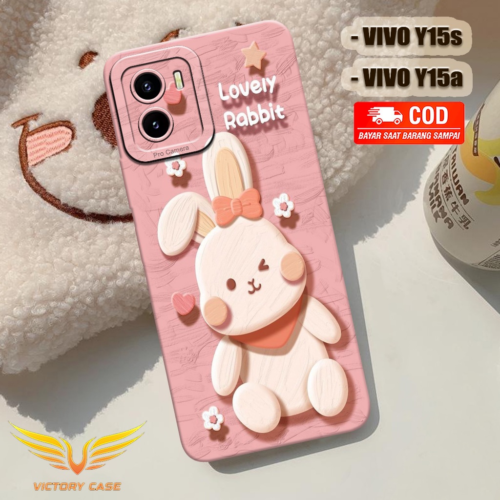 New Kartun Case - Softcase Vivo Y15s / Y15a Terbaru - Case Hp Vivo Y15s / Y15a - Casing Vivo Y15s / 