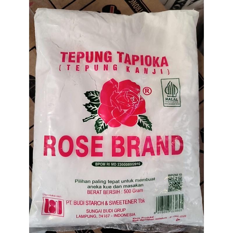 

Tepung Tapioka Rose brand 500gram