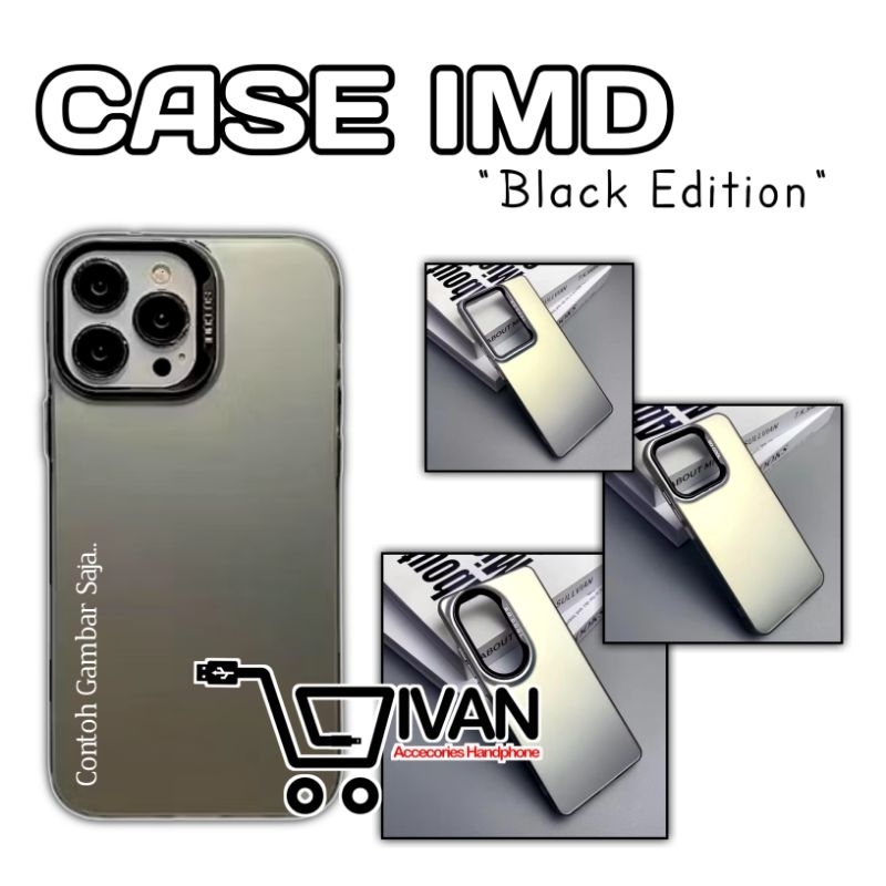 Silikon/Case IMD Hybrid Black Edition Infinix Smart 7